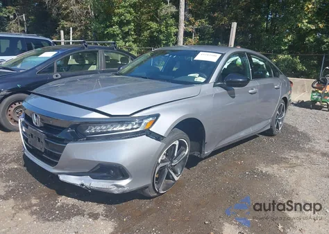 2022 Honda Accord Sport из США, поврежденный, VIN 1HGCV1F39NA050193